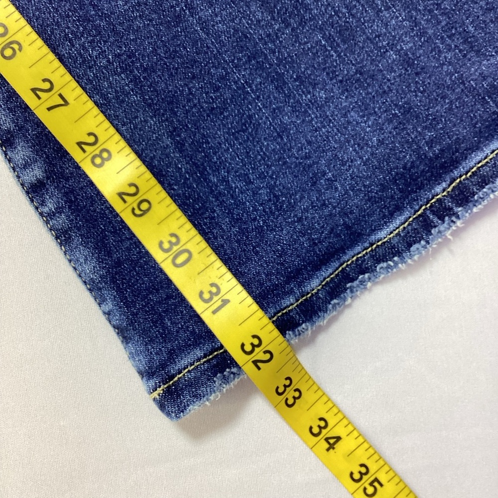 KanCan Distressed Flare Jeans in Dark Blue - Picture 10 of 12